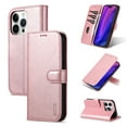 thumbnail image 1 of Allytech iPhoen 15 Wallet Case, Flip Cover PU Leather Cards Holder Slots Kickstand Bumper Shock Absorption Anti-Scratch Wallet Phone Case Cover for Apple iPhone 15 Pro - Rosegold, 1 of 11