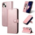 thumbnail image 1 of Allytech iPhoen 15 Wallet Case, Flip Cover PU Leather Cards Holder Slots Kickstand Bumper Shock Absorption Anti-Scratch Wallet Phone Case Cover for Apple iPhone 15 - Rosegold, 1 of 11