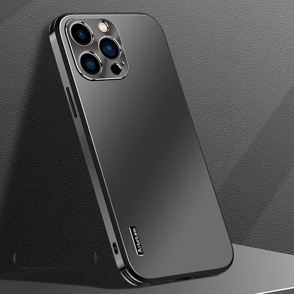 Allytech iPhone 11 Pro Case Cover, Ultra Slim Fit Lightweight Shockproof Anti-scratch Aluminum Metal Frame Case Camera Cover Bumper Case for Apple iPhone 11 Pro 6.1 Inch - Black