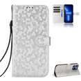 thumbnail image 1 of Allytech for iPhone 11 Pro Max Case 6.5 inch 2019, PU Leather and Soft TPU Bumper Shockproof Cover with Hand Strap Magnetic Snap Flip Stand Case for iPhone 11 Pro Max, Silver, 1 of 6