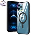 thumbnail image 1 of Allytech iPhone 11 Pro Max Case, iPhone 11 Pro Max Magsafe Case with Stand, Clear Back Cover Shockproof Anti-scratch Protective Slim Transparent Case Cover for Apple iPhone 11 Pro Max - Black, 1 of 7