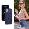 thumbnail image 1 of Allytech iPhone 11 Pro Max Wallet Case with Hand Wrist, PU Leather RFID Blocking Cards Slots Shockproof Stand Feature Bumper Magnetic Closure Slim Shell Phone Case for Apple iPhone 11 Pro Max, Blue, 1 of 7