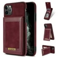 thumbnail image 1 of Allytech for iPhone 11 Pro Max Wallet Case, Protective Case with Credit Card Holder Slim PU Leather Anti-Slip Shockproof Case for iPhone 11 Pro Max 6.5 inch 2019, Winered, 1 of 5