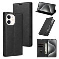 thumbnail image 1 of Allytech iPhone 11 Wallet Case, Premium PU Leather RFID Blocking Cards Holder Flip Cover Stand Shockproof Anti-Scratch Phone Case for Apple iPhone 11 - Black, 1 of 6