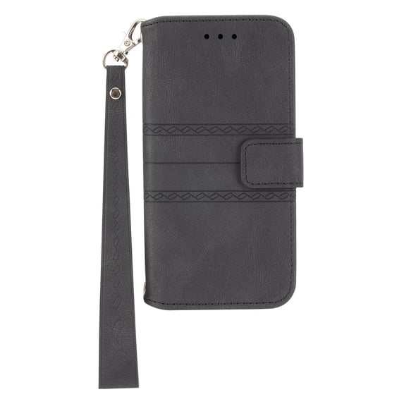 Allytech iPhone 11 Wallet Case, iPhone Case 11 6.1-inch, Premium PU Leather Crossbody Shoulder Strap Wallet Case with Cards Holder Cash Pocket Shockproof for Apple iPhone 11 6.1-inch - Black