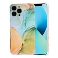 thumbnail image 1 of Allytech iPhone 12 & iPhone 12 Pro Case and Cover Marble, TPU Soft Rubber Silicone Anti-Fall Shockproof Skin for Women Girls Mens Cover for iPhone 12 Pro/iPhone 12 6.1 inch 2020, Green Orange Marble, 1 of 5