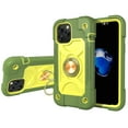 thumbnail image 1 of Allytech for iPhone 12 Pro Max 2020 Case with Tempered Glass Screen Protector[1 Pack], PC + TPU Hybrid Anti-Scratch 360° Rotation Ring Holder Kickstand [Work with Magnetic Car Mount], Avocado, 1 of 6