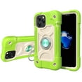 thumbnail image 1 of Allytech for iPhone 12 Pro Max 2020 Case with Tempered Glass Screen Protector[1 Pack], PC + TPU Hybrid Anti-Scratch 360° Rotation Ring Holder Kickstand [Work with Magnetic Car Mount], Guava, 1 of 6