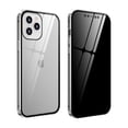 thumbnail image 1 of Allytech iPhone 12 Pro Max Case Anti-peeping, Build-in Tempered Glass Screen Protector Privacy Magnetic Absorption Full Protection Cover Case for iPhone 12 Pro Max 6.7-inch, Silver, 1 of 10
