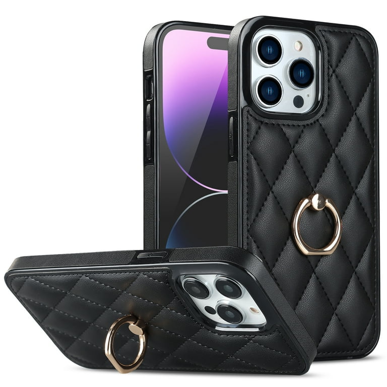 Allytech iPhone 12 Pro Max Case with Finger Ring, 360° Rotatable