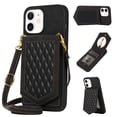thumbnail image 1 of Allytech for iPhone 12/iPhone 12 Pro Case, Crossbody Wallet Case PU Leather with RFID Blocking Card Holder Kickstand Magnetic Closure Inner Mirror Case for iPhone 12/12 Pro 6.1" 2020, Black, 1 of 10