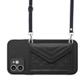 thumbnail image 1 of Allytech iPhone 12 mini Case Wallet with Shoulder Strap, Luxury Back Cover for Girls Women PU Leather Shockproof Cards Holder Stand Magnetic Closure Phone Case for Apple iPhone 12 mini, Black, 1 of 9