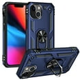 thumbnail image 1 of Allytech iPhone 13 Case, iPhone 13 Case with Kickstand, Military Grade Protection Shockproof 360 Degree Stand Ring Holder Magnetic Car Mount Case Cover for Apple iPhone 13, Blue, 1 of 6