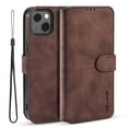 thumbnail image 1 of Allytech iPhone 13 Mini Wallet Case with Card Holder, Premium PU Leather Magnetic Closure Stand TPU Back Shockproof Shell Case with Detachable Hand Strap for iPhone 13 Mini 5.4-inch 2021, Coffee, 1 of 4