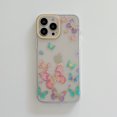 thumbnail image 1 of Allytech iPhone 13 Pro Case 6.1" - Fashion Stylish Butterfly Case for Girls Women TPU Rubber Shockproof Anti-scratch Drop Absorbent Case Cover for Apple iPhone 13 Pro - Butterfly, 1 of 6