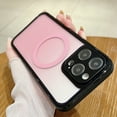 thumbnail image 1 of Allytech iPhone 13 Pro Max Case 6.7", Compatible with Magsafe Wireless Charging Gradient Color Shockproof Transparent Hard PC Slim Shell Phone Case for Apple iPhone 13 Pro Max-Pink, 1 of 10