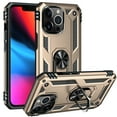 thumbnail image 1 of Allytech iPhone 13 Pro Max Case, iPhone 13 Pro Max Cover, Military Grade Protection Shockproof 360 Degree Kickstand Ring Stand Holder Magnetic Car Mount Case Cover for Apple iPhone 13 Pro Max, Gold, 1 of 6