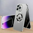 thumbnail image 1 of Allytech iPhone 13 Pro Max Case with Privacy Screen Protector, With Camera Lens Protector Full Body Protective Shockproof Magsafe Compatible Phone Case for Apple iPhone 13 Pro Max - Silver, 1 of 5