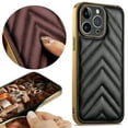 thumbnail image 1 of Allytech iPhone 13 Pro Max Case, Slim Classic Leather TPU Back Cover for Women Girls Anti-scratch Shockproof Protective Case for Apple iPhone 13 Pro Max - Black, 1 of 6