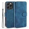 thumbnail image 1 of Allytech iPhone 13 Pro Wallet Case with Card Holder, Premium PU Leather Magnetic Closure Stand TPU Back Shockproof Shell Case with Detachable Hand Strap for iPhone 13 Pro 6.1-inch 2021, Blue, 1 of 4