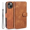 thumbnail image 1 of Allytech iPhone 13 Wallet Case with Card Holder, Premium PU Leather Magnetic Closure Stand TPU Back Shockproof Shell Case with Detachable Hand Strap for iPhone 13 6.1-inch 2021, Brown, 1 of 4