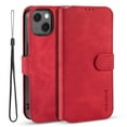 thumbnail image 1 of Allytech iPhone 13 Wallet Case with Card Holder, Premium PU Leather Magnetic Closure Stand TPU Back Shockproof Shell Case with Detachable Hand Strap for iPhone 13 6.1-inch 2021, Red, 1 of 4