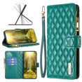 thumbnail image 1 of Allytech iPhone 13 Wallet Case, PU Leather Flip Folio Stand Shockproof Zipper Wallet Cards Holders Detachable Hand Wrist Phone Case Cover for Apple iPhone 13 6.1-Inch - Green, 1 of 6