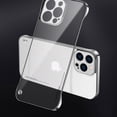 thumbnail image 1 of Allytech for iPhone 14 6.1 Inch Clear Case, Not Yellowing Shockproof Frosted Camera Protection Case Hard PC Phone Case with Protective Bumper Slim Fit for iPhone 14Silver, 1 of 6
