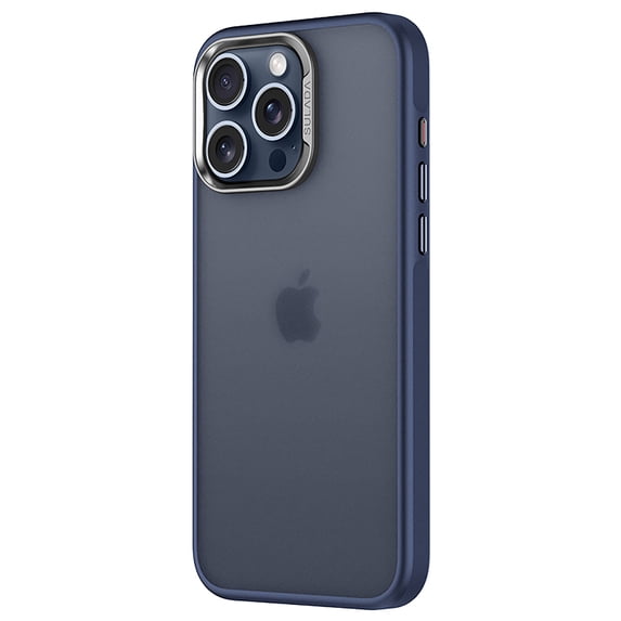Allytech for iPhone 14 Case, Military Grade Shockproof MIL-Grade Drop Tested Translucent Matte Back Anti-Scratch Phone Case for Apple iPhone 14 - Blue