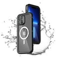 thumbnail image 1 of Allytech iPhone 14 Plus Case Waterproof, Magsafe Wireless Charging Full Body Protection Dust Proof Waterproof Build-in Screen Protector Daily Use Phone Case Cover for Apple iPhone 14 Plus- Black, 1 of 8