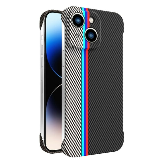 Allytech iPhone 14 Plus Case, iPhone 14 Plus Cover, Carbon Fiber Ultra Slim Fit Lightweight Shockproof Anti-Scratch Protective Phone Case for Apple iPhone 14 Plus - Black