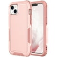 thumbnail image 1 of Allytech iPhone 14 Plus Cover, iPhone 14+ Case Cover, Heavy Duty Drop Protection Full Body Rugged Shockproof 3-Layer Military Protective Durable Case Cover for Apple iPhone 14 Plus 6.7" 2022, Rosegold, 1 of 8