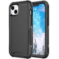 thumbnail image 1 of Allytech iPhone 14 Plus Cover, iPhone 14+ Case Cover, Heavy Duty Drop Protection Full Body Rugged Shockproof 3-Layer Military Protective Durable Case Cover for Apple iPhone 14 Plus 6.7" 2022, Black, 1 of 8