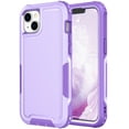 thumbnail image 1 of Allytech iPhone 14 Plus Cover, iPhone 14+ Case Cover, Heavy Duty Drop Protection Full Body Rugged Shockproof 3-Layer Military Protective Durable Case Cover for Apple iPhone 14 Plus 6.7" 2022, Purple, 1 of 8