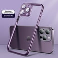 thumbnail image 1 of Allytech iPhone 14 Plus Frame Case, Camera Lens Protector Frame Protective Bumerp Slim Fit Lightweight Corner Shock Resistant Phone Case for Apple iPhone 14 Plus - Darkpurple, 1 of 7