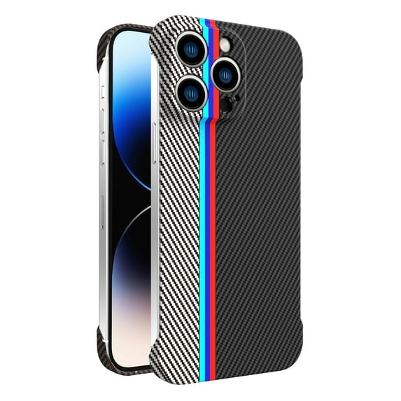 Allytech iPhone 14 Pro Case, iPhone 14 Pro Cover, Carbon Fiber Ultra Slim Fit Lightweight Shockproof Anti-Scratch Protective Phone Case for Apple iPhone 14 Pro - Black