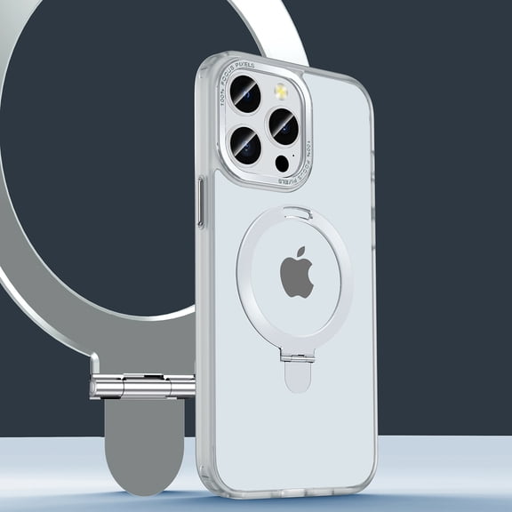 Allytech for iPhone 14 Pro Case with Magnetic Invisible Stand, Military Drop Protection Compatible with MagSafe Shockproof Slim Thin Protective Case for iPhone 14 Pro 6.1" 2022, Clear