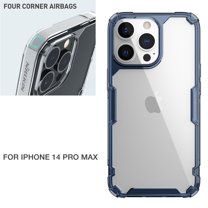Allytech iPhone 14 Pro Max (6.7" 2022 Release), Rugged PC Crystal-clear Backplane Shockproof TPU Frame Wlreless Charging Ultra-thin Lightwight Case For iPhone 14 Pro Max ,Blue