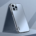 thumbnail image 1 of Allytech iPhone 14 Pro Max Case Cover, Ultra Slim Fit Lightweight Shockproof Anti-scratch Aluminum Metal Frame Case Camera Cover Bumper Case for Apple iPhoen 14 Pro Max 6.7 Inch - Blue, 1 of 8