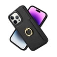 thumbnail image 1 of Allytech iPhone 14 Pro Max Case Cover Wallet, Ring Holder Stand Shockproof Anti-Scratch Drop Protection Slim Fit Card Holder Wallet Case for Apple iPhone 14 Pro Max 6.7" - Black, 1 of 5