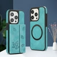 thumbnail image 1 of Allytech iPhone 14 Pro Max Case with Detachable Magnetic Cards Holder, 2 In 1 Wallet Case Stylish Stand Compatible with Magsafe Shockproof Wallet Mangetic Cover for Apple iPhone 14 Pro Max - Green, 1 of 7