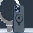 thumbnail image 1 of Allytech for iPhone 14 Pro Max Case with Magnetic Invisible Stand, Military Drop Protection Compatible with MagSafe Shockproof Slim Thin Protective Case for iPhone 14 Pro Max 6.7" 2022, Darkblue, 1 of 3