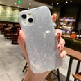 thumbnail image 1 of Allytech iPhone 14 Pro Max Glitter, Bling Case for Girls Women Anti-Scratch Shockproof Drop Proof Slim TPU Back Cover for Apple iPhone 14 Pro Max - Silver, 1 of 1
