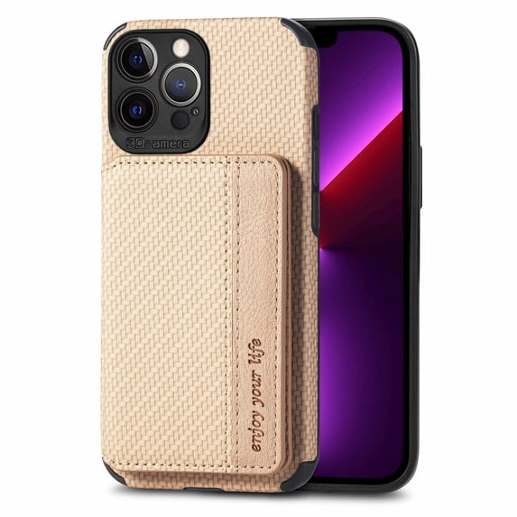 Allytech iPhone 14 Pro Max Wallet Case, RFID Blocking PU Leather Cards Slots Flip Stand Shockproof Anti-scratch Wallet Case Cover for Apple iPhone 14 Pro Max 6.7" 5G -Khaki