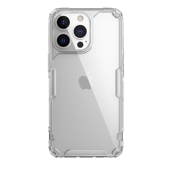 Allytech iPhone 14 Pro Ultra Clear Hard PC Back Panel Case for iPhone 14 Pro 6.1 inch with Corner Len Protection Shockproof,White