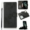thumbnail image 1 of Allytech for iPhone 14 Pro Wallet Case with Card Holder, 2 in 1 Detachable Wallet PU Leather Magnetic Clasp Wrist Strap Stand Flip Protective Case for iPhone 14 Pro 5G 2022, Black, 1 of 7