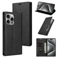thumbnail image 1 of Allytech iPhone 14 Pro Wallet Case, Premium PU Leather RFID Blocking Cards Holder Flip Cover Stand Shockproof Anti-Scratch Phone Case for Apple iPhone 14 Pro - Black, 1 of 6