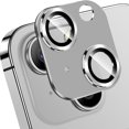 thumbnail image 1 of Allytech for iPhone 15 Plus Camera Lens Protector,   Full Coverage Tempered Glass Camers Lens Protector HD Clear Case-Friendly Shockproof Anti-Scratch - Silver, 1 of 7