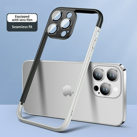 Allytech iPhone 15 Plus Frame Case, Camera Lens Protector Frame Protective Bumerp Slim Fit Lightweight Corner Shock Resistant Phone Case for Apple iPhone 15 Plus