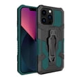 thumbnail image 1 of Allytech iPhone 15 Pro Max Case Cover, Military Grade Protection Back Cover with Bracket Clamp Shockproof Bumper Kickstand Anti-Scratch Phone Cases for Apple iPhone 15 Pro Max - Darkgreen, 1 of 9